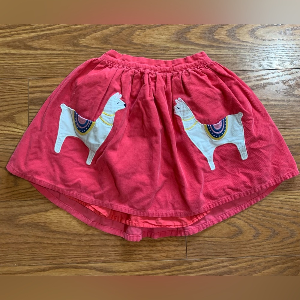 Mini Boden corduroy lama Skirt size 7-8